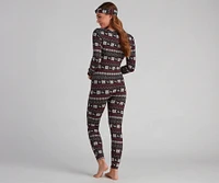 Wish Come True Fair Isle Cozy Onesie And Headband Set