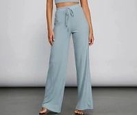 Sleeping Wide-Leg Pajama Pants