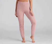 Cozy Snuggles Chenille PJ Leggings