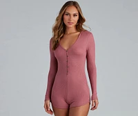 Sweet Dreams Pajama Knit Romper