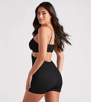 Sweet Seamless Cutout Romper