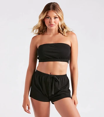 Keep It Chill Pajama Top And Shorts Set