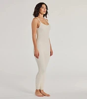 Dressed To Lounge Chenille Knit Catsuit