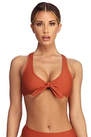 Tied To You Swim Top