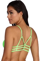 Let Her Out Caged Swim Top