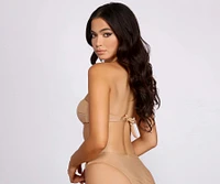 Good Vibes Only Lace Front Swim Top