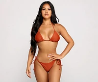 The Classic Tie Back Bikini Top