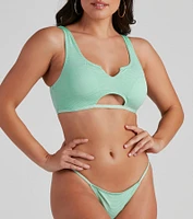 Shimmery Sunkissed Tank Swim Top