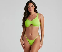 Shimmery Sunkissed Tank Swim Top