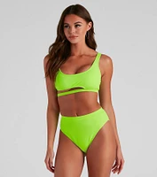 Major Glow Tank Swim Top