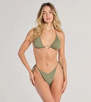 Beachside Babe O-Ring Triangle Bikini Top