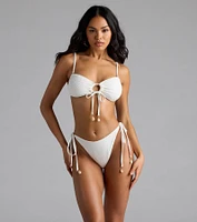 Ocean Dreams Seashell Mesh Bikini Bottoms