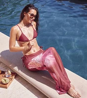 Yacht Babe Floral Swim Cover Up
