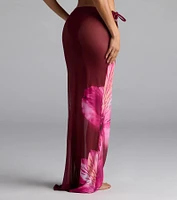 Yacht Babe Floral Swim Cover Up