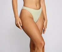 So Chic High Waist Swim Bottoms