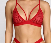 Heat Stone Bralette And Panty Set