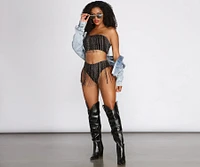 Temperatures Rising Fringe Bandeau