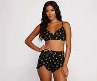Fierce and Fab Triangle Bralette