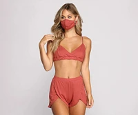 Ready To Lounge Triangle Bralette