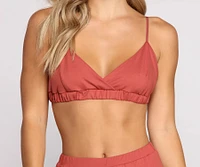 Ready To Lounge Triangle Bralette