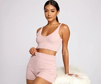 Cozy Chenille Pajama Bralette