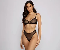 Glitter Dots Glam Bra and Panty Set