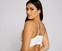 Lace N' Luxe Crochet Bralette