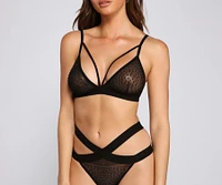 Bring The Sparkle Heat Stone Bralette And Panty Set