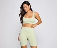 Chic And Seamless Ribbed Bralette