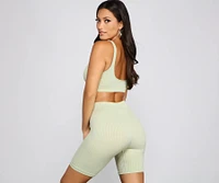 Chic And Seamless Ribbed Bralette