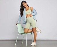Chic And Seamless Ribbed Bralette