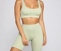 Chic And Seamless Ribbed Bralette