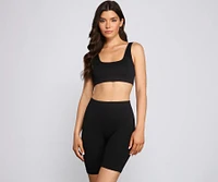 Chic And Seamless Ribbed Bralette