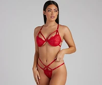 Spark The Romance Lace Bra And Panty Set