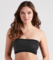 Subtle Glam Rhinestone Bandeau