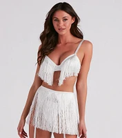 Wild West Cowgirl Fringe Bra And Panty