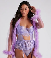 Bad Intentions Satin Lace Bra And Panty