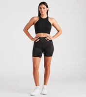 Keep It Casual Seamless Halter Tank Top