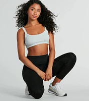Effortless Essential Ribbed Knit Tank Bralette