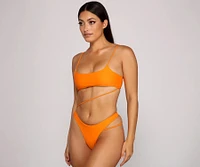 All The Drama Cutout One Piece Swimsuit