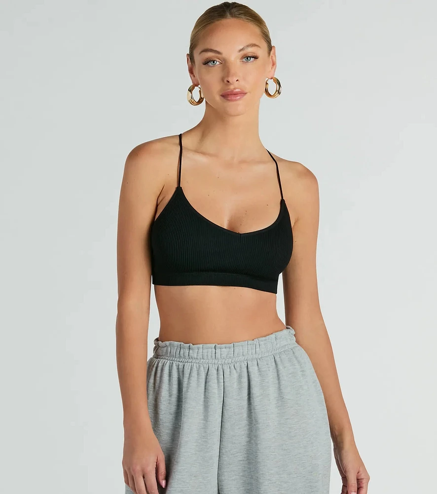 Sweet Moments Strappy Back Seamless Bralette