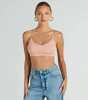 Sweet Moments Strappy Back Seamless Bralette