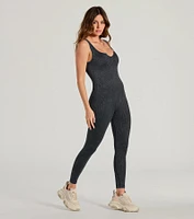 Leisure Love Seamless Acid Wash Catsuit