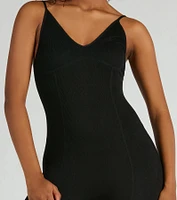 Super Base Basic V-Neck Seamless Catsuit