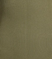 Lounge Moments Basic Short Sleeve Rib Knit Romper