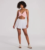 Daily Cute Vibe Twist V-Neck Crop Top