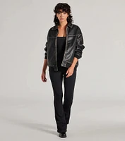 Stylish Strut Seamless Knit Flared Leg Catsuit
