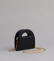 Stylish Secret Faux Leather Mini Bag