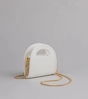 Stylish Secret Faux Leather Mini Bag