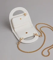 Stylish Secret Faux Leather Mini Bag